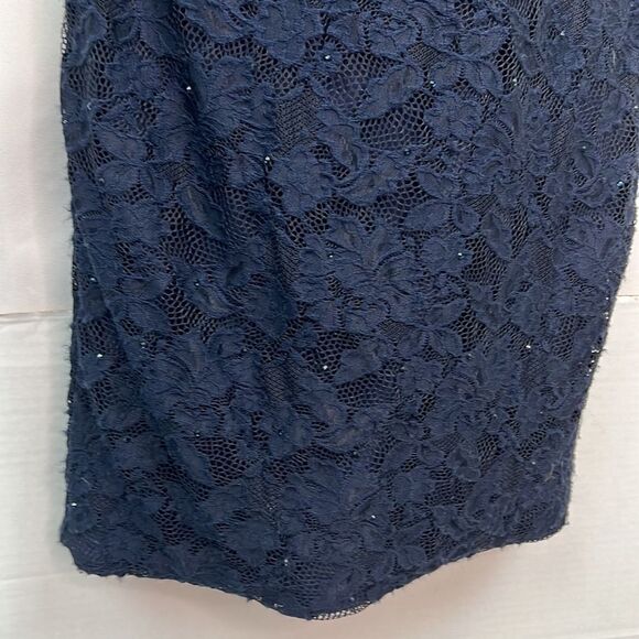 La Femme Lace and sequins formal midi dress size 8 - Picture 7 of 15